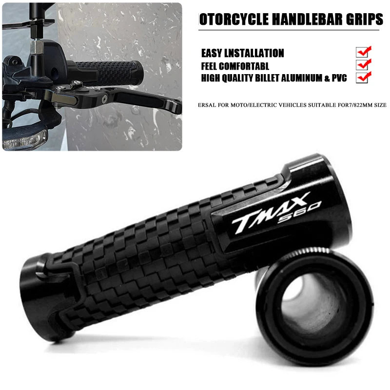 Motorcycle Accessorie Scooter Handlebar Grip For T MAX TMAX 560 TMAX560 T-MAX 560 Techmax 2019 2020 2021 2022 Hand Grips