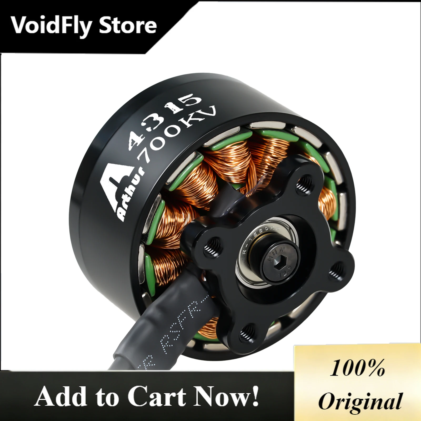 VoidFly 4PCS FlashHobby A4315 Brushless Motor 700KV 4-12S LiPo