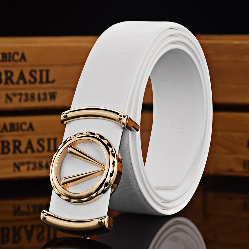 

Fashion White V Letter Belt Men Slide Buckle Designer Classic Luxury Belt Jeans Casual High Quality cintos masculinos