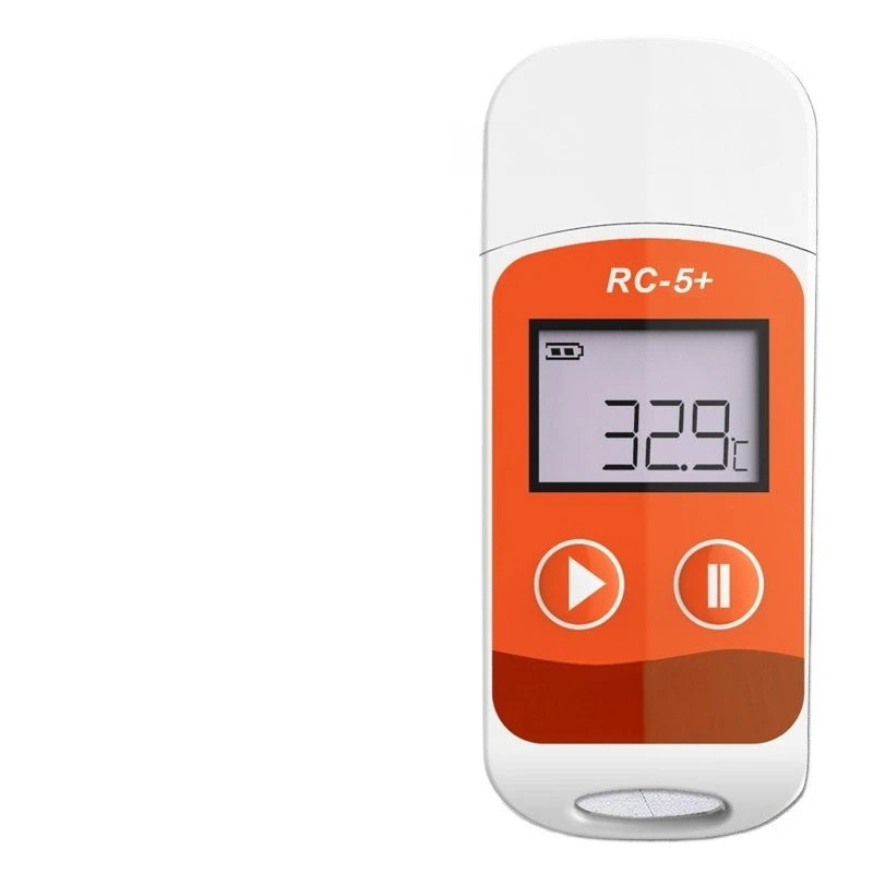 RC-5/rc-5+ USB Flash Drive Temperature Recorder for Medical Cold Chain Refrigeration Transportation, Waterproof, High Precision