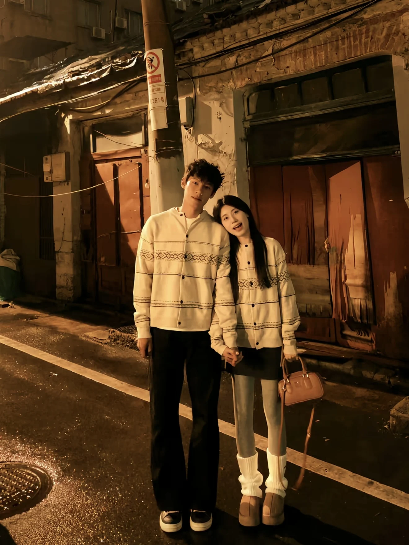 

Feilao Island вязаный свитер повседневный для отдыха для мужчин и женщин осень-зима колледж Sle супер красивый универсальный вязаный топ