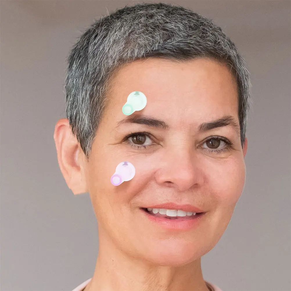 10個入りシリコンフェイスカッピングセット真空吸引カップアンチエイジング目元しわ軽減フェイシャルマッサージスキンケアツールネック用