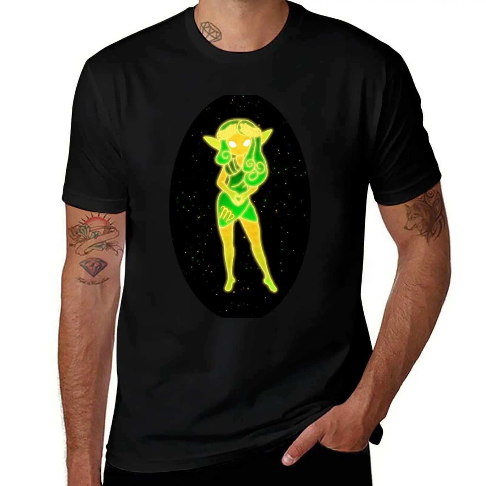 

Viriel the Virgo Zodiac Sprite Glowing Astrology Art T-Shirt anime t shirts graphic t shirt vintage mens t shirts pack