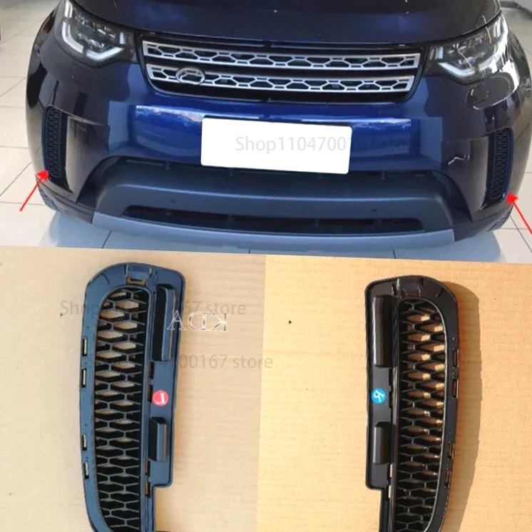 

New! Auto Front Bumper Air Intake Side Grille Grill Cover For Land Rover Discovery 5 2017 2018 2019 LR083062 LR083061