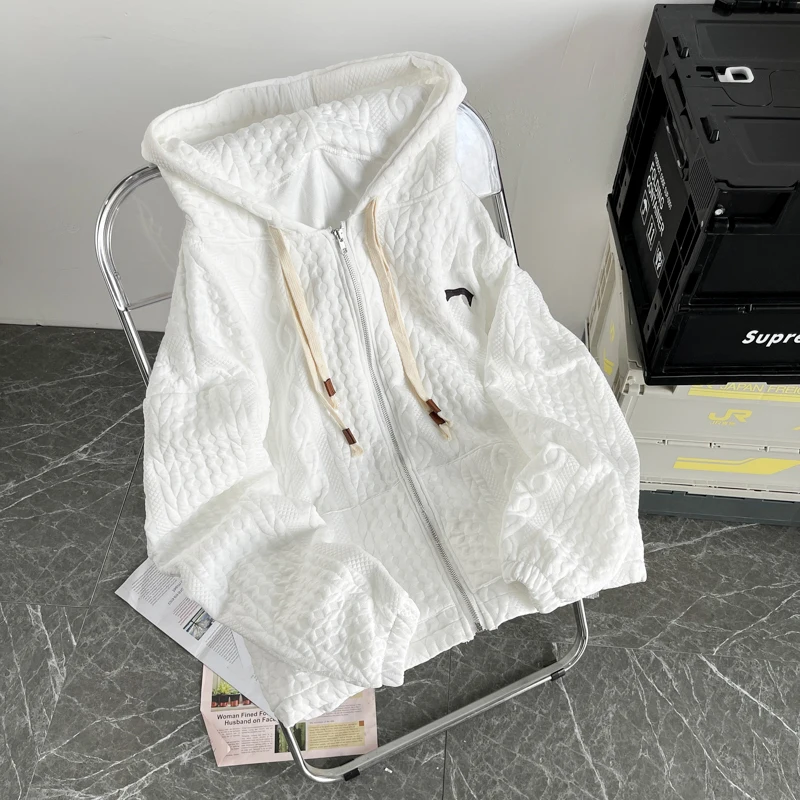 

Мужские зимние толстовки с капюшоном, утепленные кожаные куртки Slim Fit, официальная модель, хит продаж, Emo Black, утолщенные, с молнией, простой дизайн