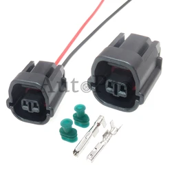 1 Set 2 Hole 7283-8720-30 AC Assembly Waterproof Plug 7182-8720-30 Car Reversing Radar Sensor Wire Harness Socket for Infiniti
