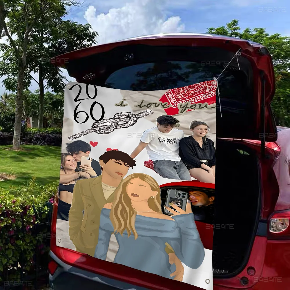 خطأي Culpa Mia 2023 فيلم مطبوع كبير العلم الفن الخيال العلمي غرفة ديكور المنزل ديكور راية