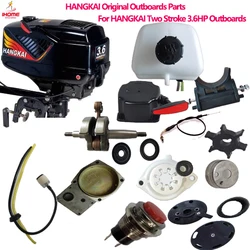 Two Stroke 3.6HP Outboards Original Parts for HANGKAI Marine Propeller Accessory Air Filter Set Clutch Disc Water Pump Set