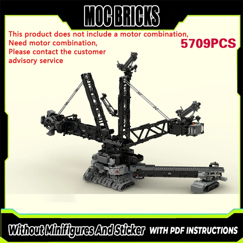 

City Car Model MOC Building Bricks Classic Engineering Bagger 293 Modular Technology Gifts Holiday Assemble Children Toys Suit