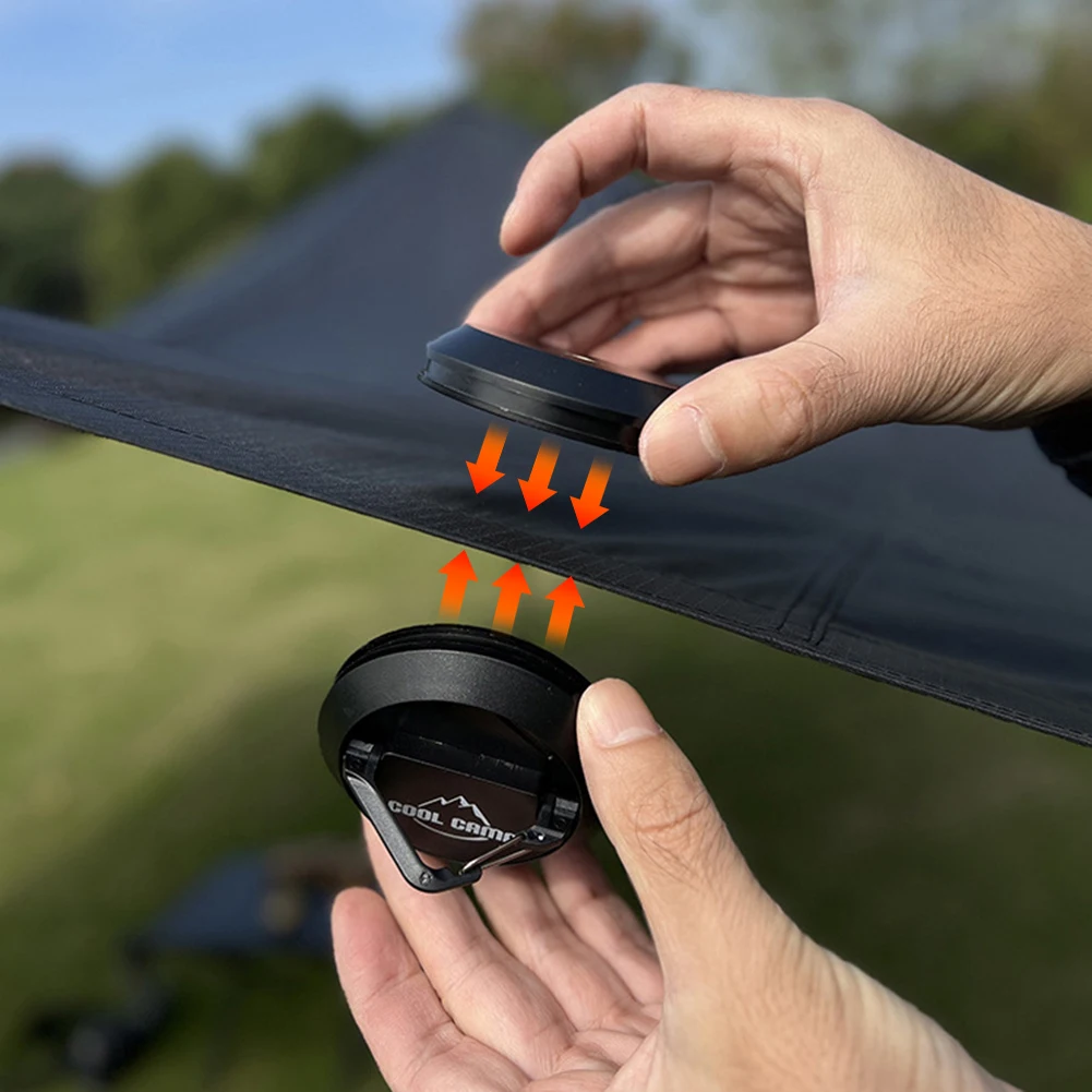 

Магнитный крючок для палатки, расширяемая вешалка, удобная эффективная вешалка с магнитным зажимом, сверхмощный земной магнит для наружного кемпинга, навеса