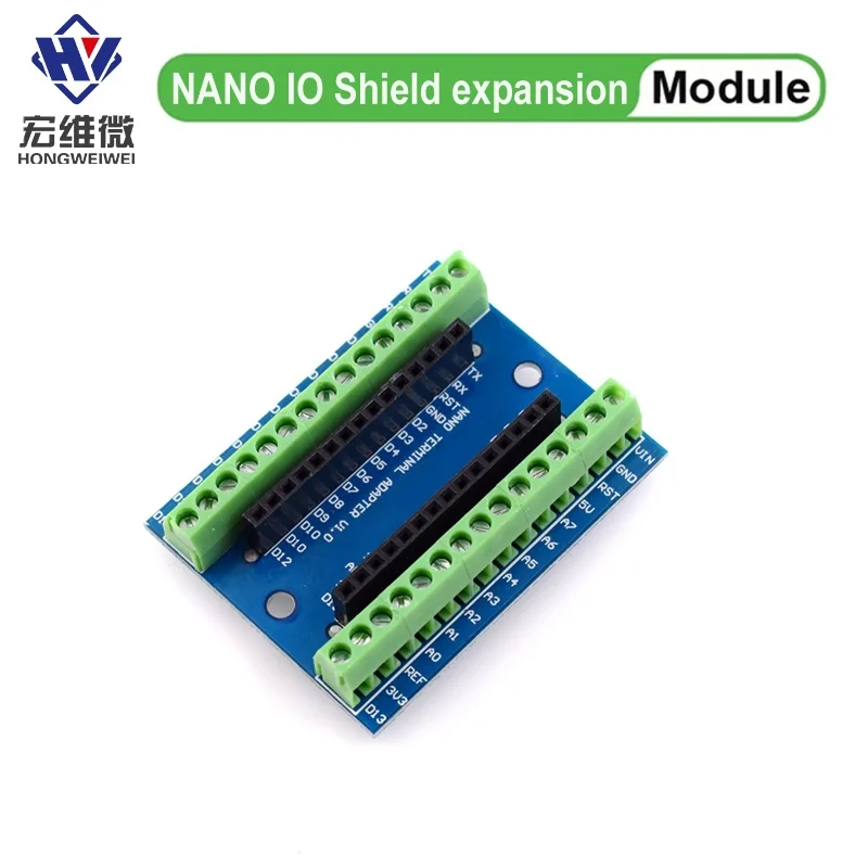NANO V3.0 Controller Terminal Adapter Expansion Board NANO IO Shield Simple Extension Plate For Arduino AVR ATMEGA328P