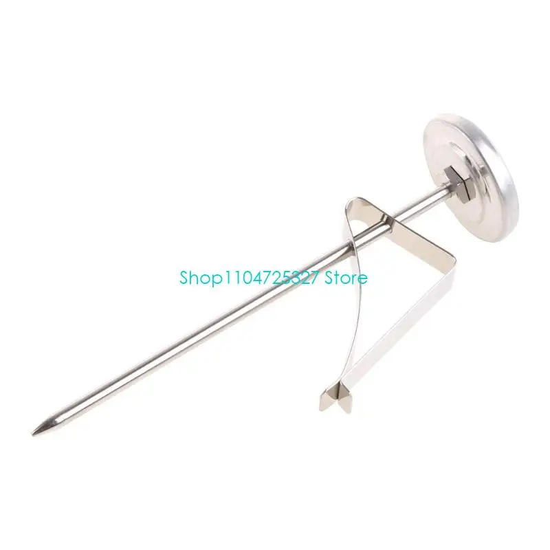 D8KF Portable Stainless Steel Kitchen Cooking Milk Coffee Probe Thermometer