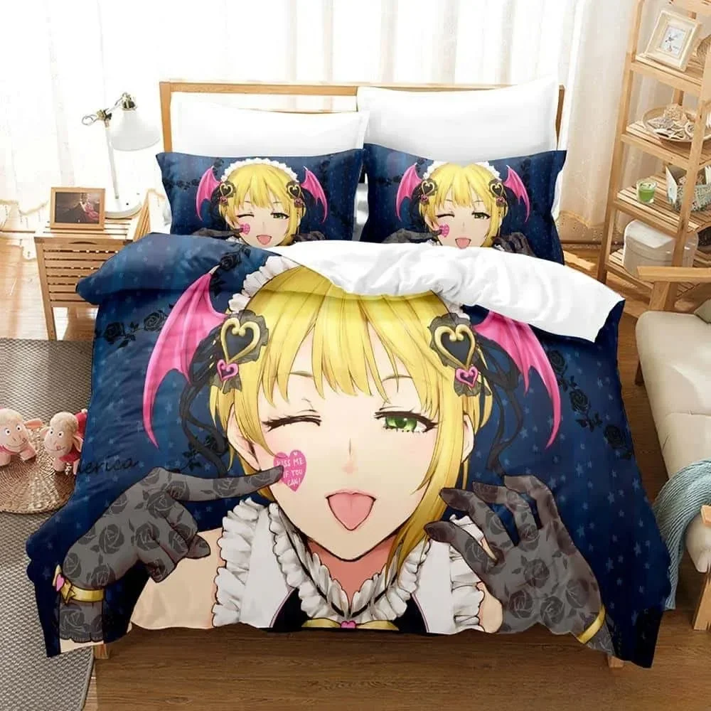 

THE iDOLM@STER Cinderella Girls Starlight Stage Bedding Set Single Twin Full Queen King Size Bed Set Bedroom Duvet cover Sets