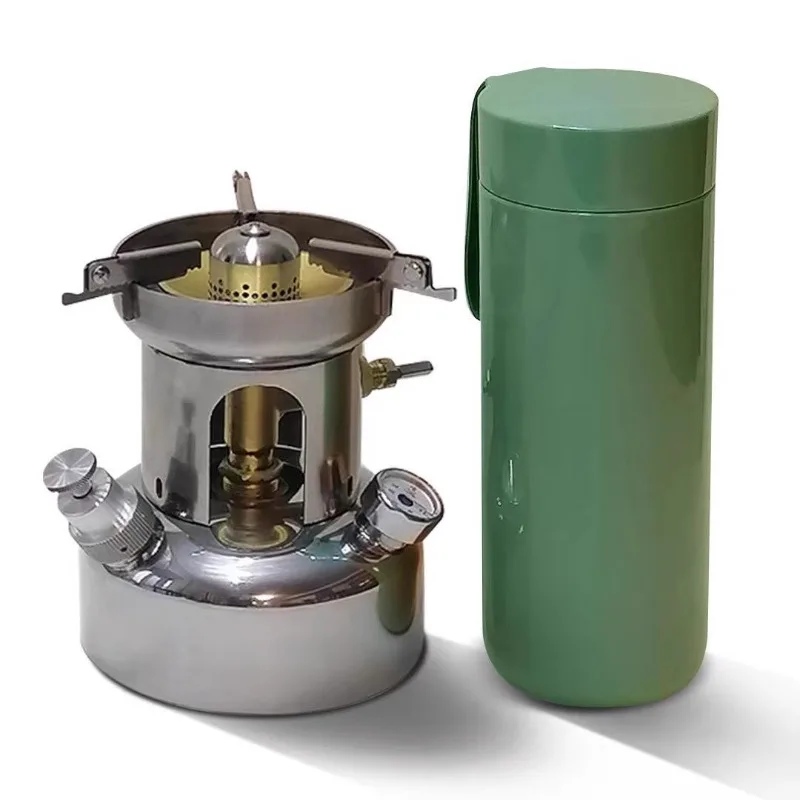 Outdoor Multi-fuel Oil Stove Field Portable Alcohol Stove Picnic Gasoline Kerosene Gasification Stove Compact and Safe Camping