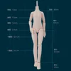 Imodoll-男性用人形,ボディパーツ,男の子用ボディbjd,mjd,白い肌,DIYおもちゃ,ギフト,オリジナルの人形アクセサリー,高さ38cm,1/4 1