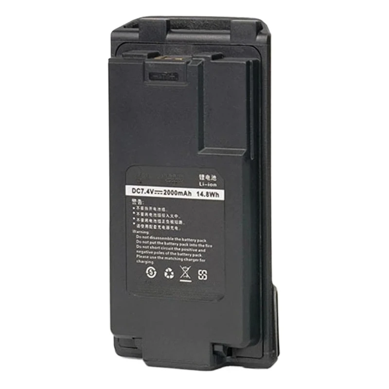 7.4v 2/2.6/3.5ah 18650 walkie talkie bateria para quansheng UV-K5 k6 alta capacidade tipo-c máquina sem fio transceptor uvk6 uvk5
