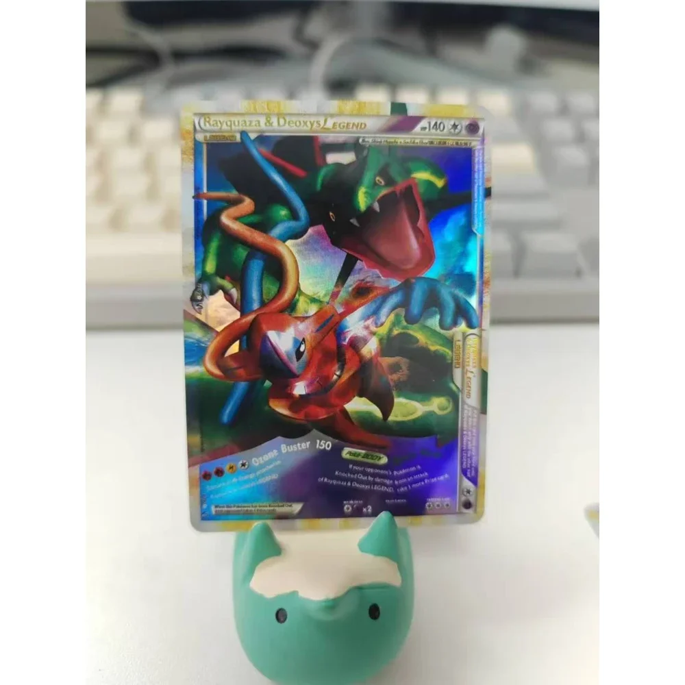 PTCG Legend Series Pocket Monsters 2-In-1 Foil Card Animation Collection Card Lugia Trading Card Game Boy Gift 14+