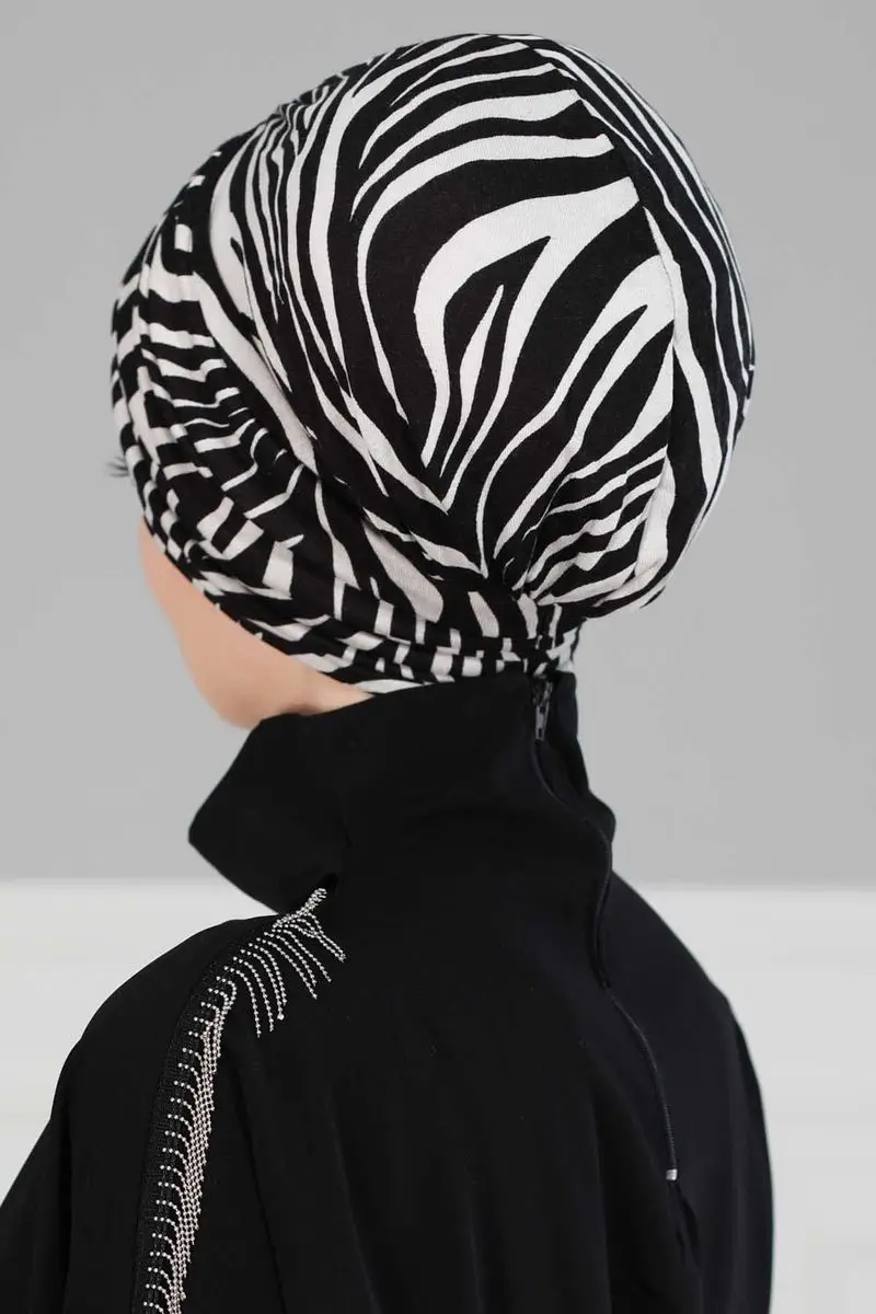 Plissee gekämmte gemusterten Knochen Zebra muster