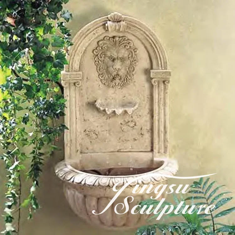 

High Quality Of Life Size Marble Water Wall Fountain