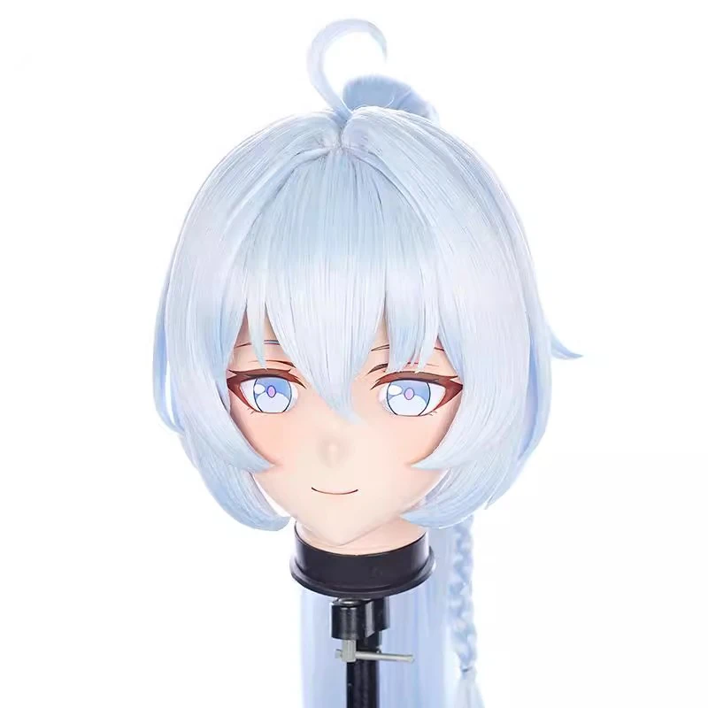 Personalizar personagem crossdressing kig máscara anime figuras cosplay máscara de cabeça cheia anime japonês role play kigurumi máscara bjd