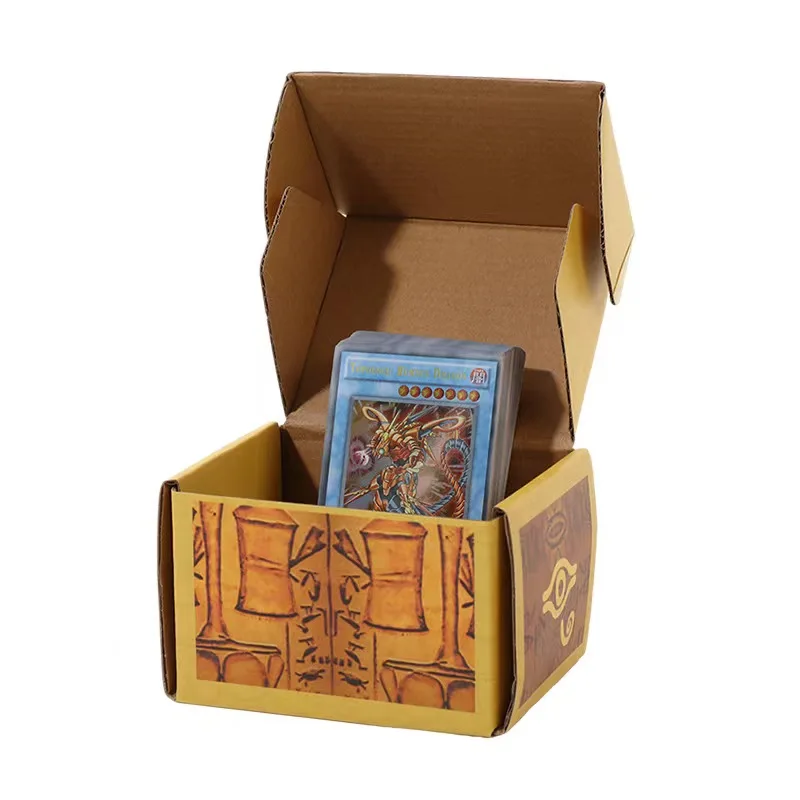 Yu Gi Oh-Juego de cartas Flash completo para adultos, 112 piezas, inglés, bricolaje, nueva estructura de regalo, colección de juguetes asiáticos Rise of the Blue-Eyes