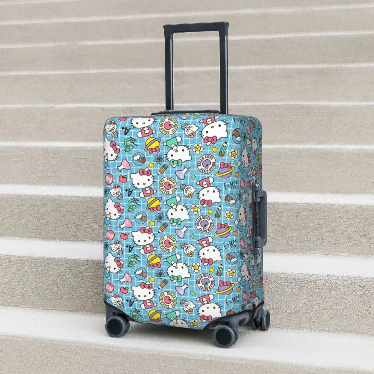 

Hello Kitty Suitcase Cover Travel Holiday Useful Luggage Accesories Protection