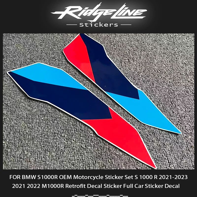 FOR BMW S1000R OEM Motorcycle Sticker Set S 1000 R 2021-2023  2021 2022 M1000R Retrofit Decal Sticker Full Car Sticker Decal