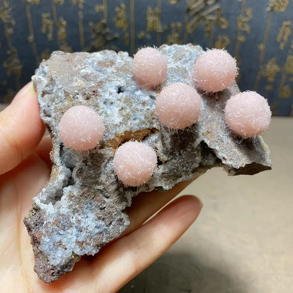 

Indian zeolite raw stone mineral specimen Mineral crystal gem decorative furniture specimen