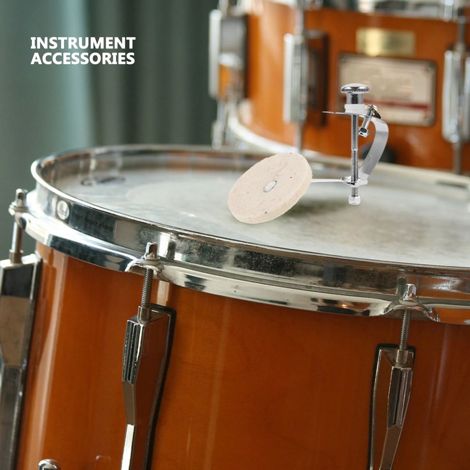 

Dampener Metal Mute Accessories Mute For Snare Parts Home Practice Drum Set Accessories Snare Drum Parts