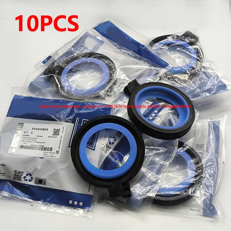 10PCS Engine Crankshaft Rear Oil Seal For Chevrolet Aveo Cruze 1.6 1.8 Sonic Trax Hideo Epica Orlando Opel Astra Zafira 55555805
