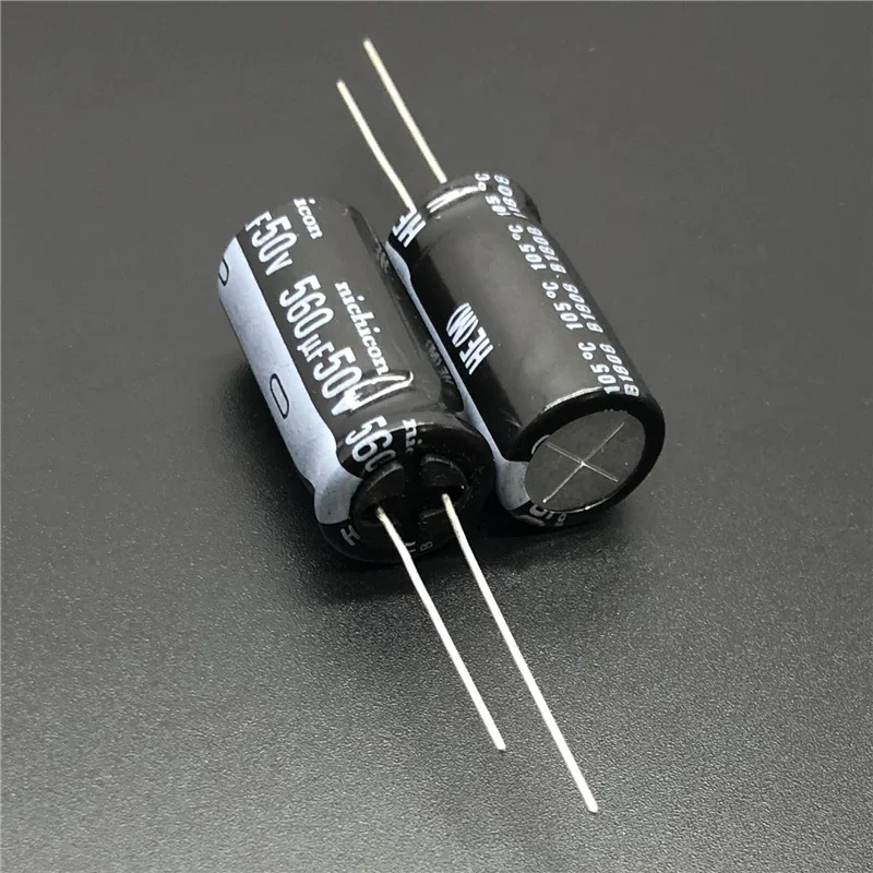 

5pcs/50pcs 560uF 50V NICHICON HE Series 12.5x25mm Extremely Low Impedance 50V560uF Aluminum Electrolytic Capacitor