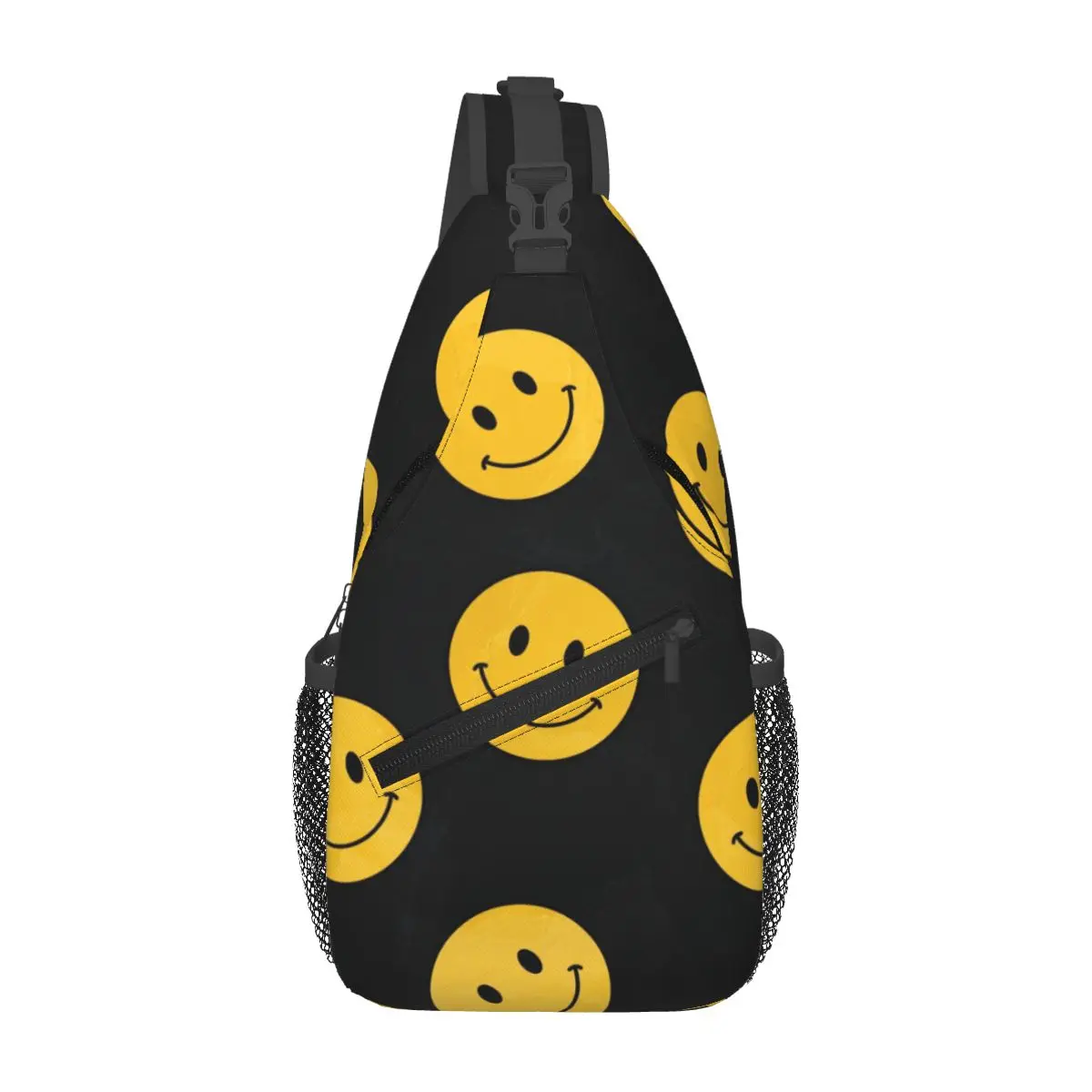 Smile Smiling Emoticon Trendy cross chest bag diagonally, a fashionable backpack designed specifically for daily travel