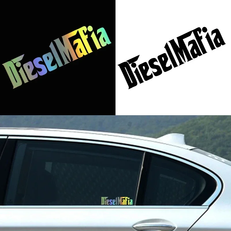 Diesel Mafia Vinyl Car Stickers Decals Black/Silver/laser  12cm*3cmm