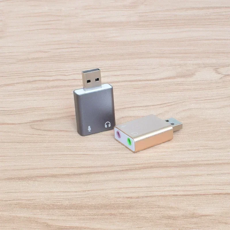 3,5 mm externer USB-Soundkarten-Audio-Klinkenadapter für Mac Computer Linux mit Stereo-Mikrofon-Lautsprecher-Headset