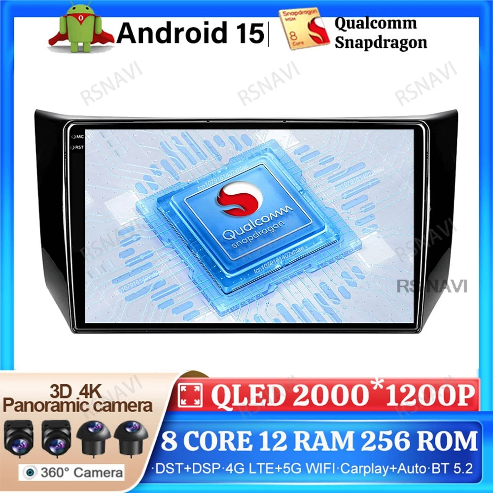 

Android 15 Car Radio For Nissan Sylphy B17 Sentra 2012 2013 2014 20152016 2017 2018 Viedo Player Qualcomm Stereo DSP 5G WIFI DVD