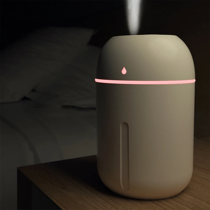 Mini humidificador de aire, huevo de Pascua, forma de gota de agua, Nano nebulizador de aire, purificación fresca para el hogar, difusor de niebla fría de aire humidificado