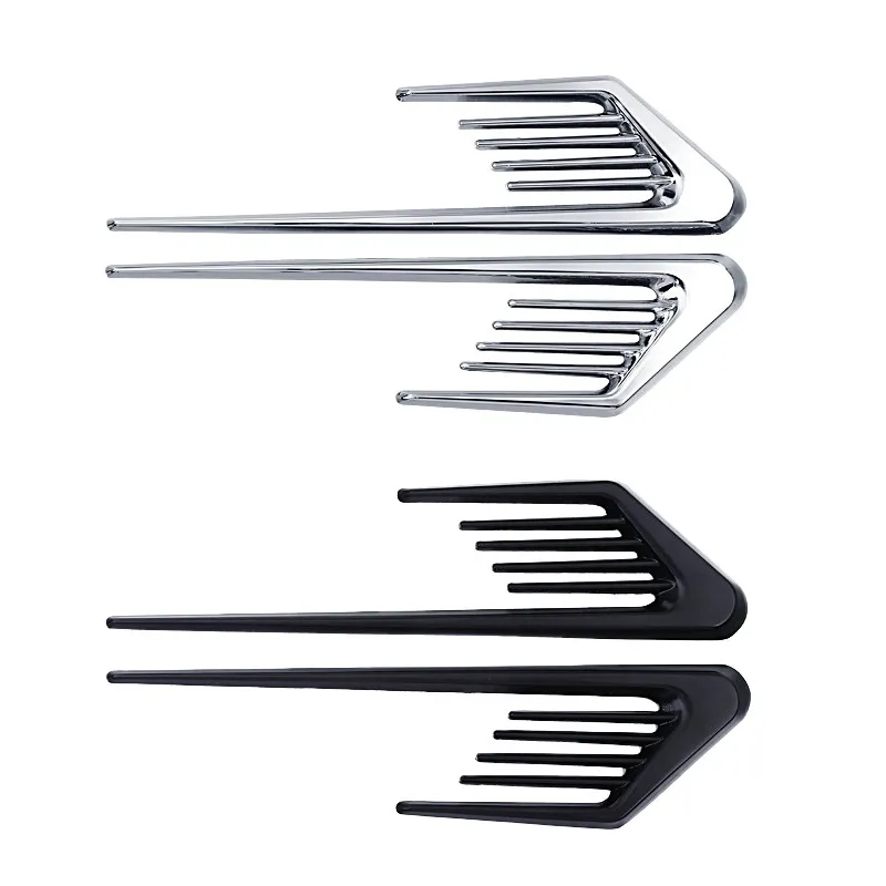 

Car fender side tail mark car stickers metal simulation shark gills fake air vents bonnet car body decoration anti-skid stickers