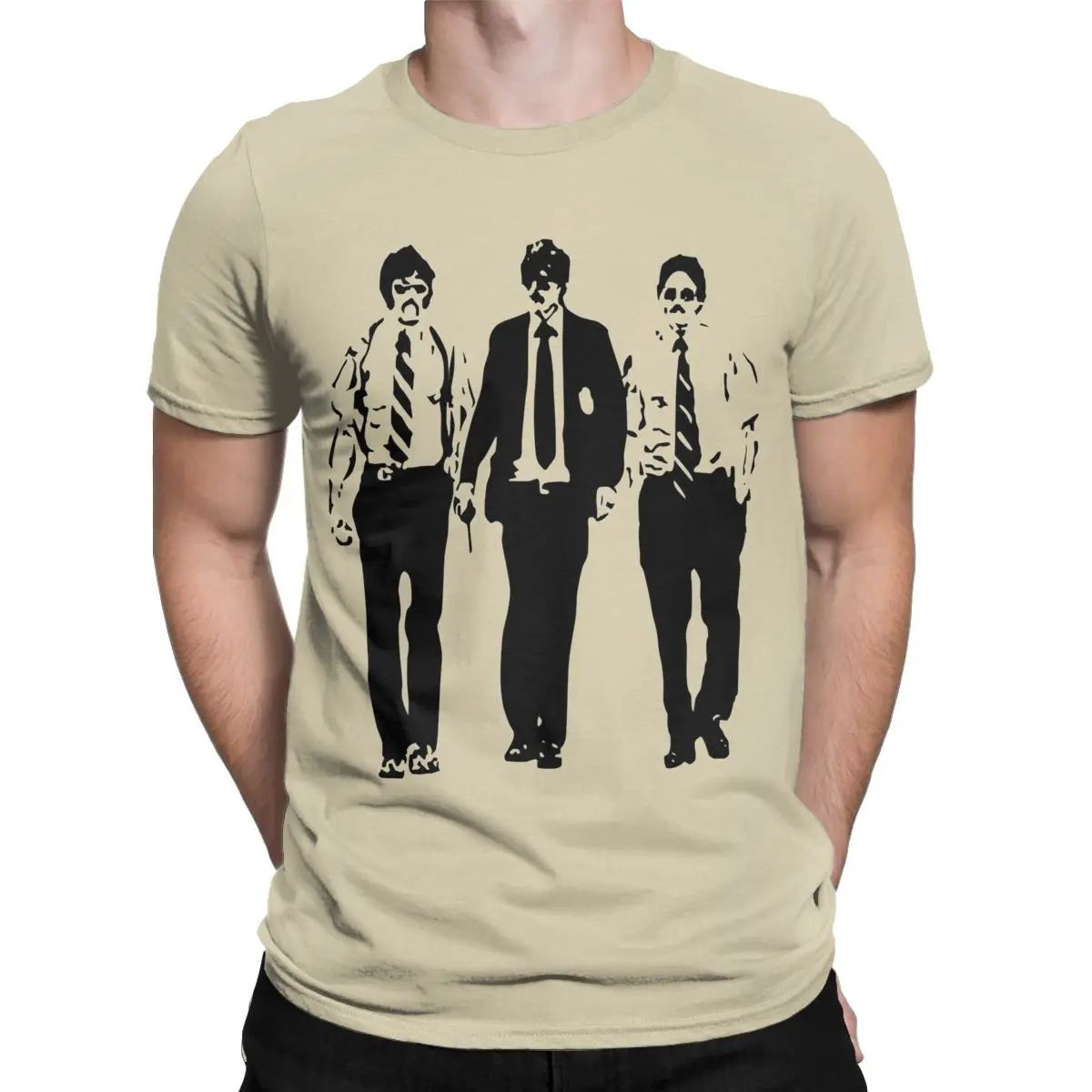 Humor Walking Sabotage Boutique Beastie Boys T-Shirt Men O Neck Pure Cotton T Shirts Short Sleeve Tee Shirt Printing Clothing