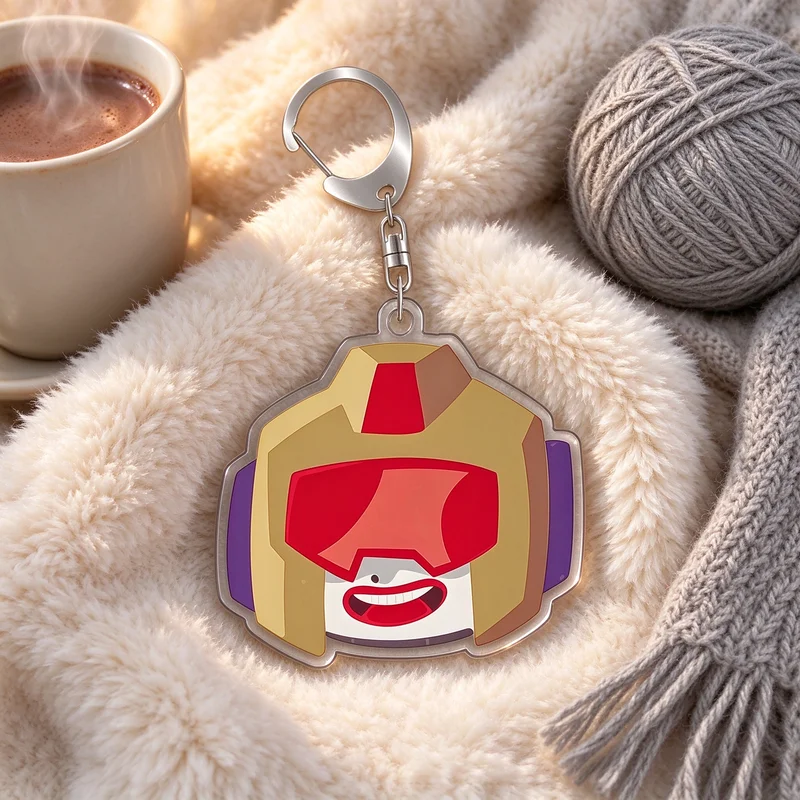 Keychain for Gundam Deathscythe Hell Zekrom Backpack Pendant Anime Game Fans Gift Recycled Acrylic Decoration Rare Card Toy 5cm view 4