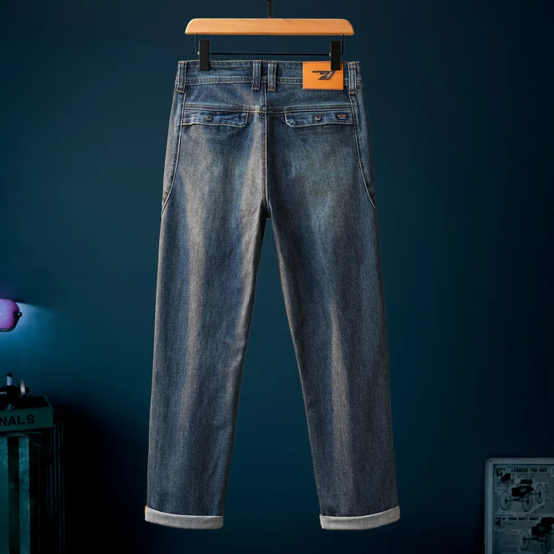 2025 herfst herenjeans rechte buis losse zakelijke trend mode casual mode broek