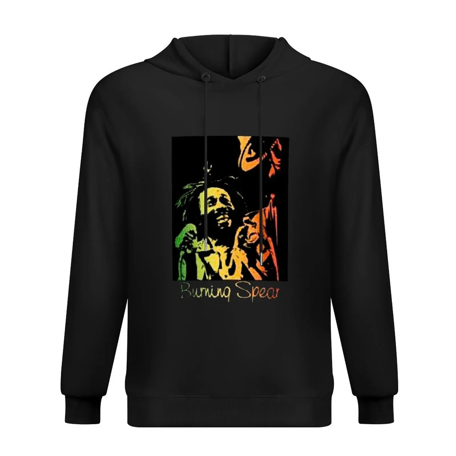 

Burning Spear Hoodie men's sweat-shirt korean autumn clothes anime clothing men's coat graphic hoodies