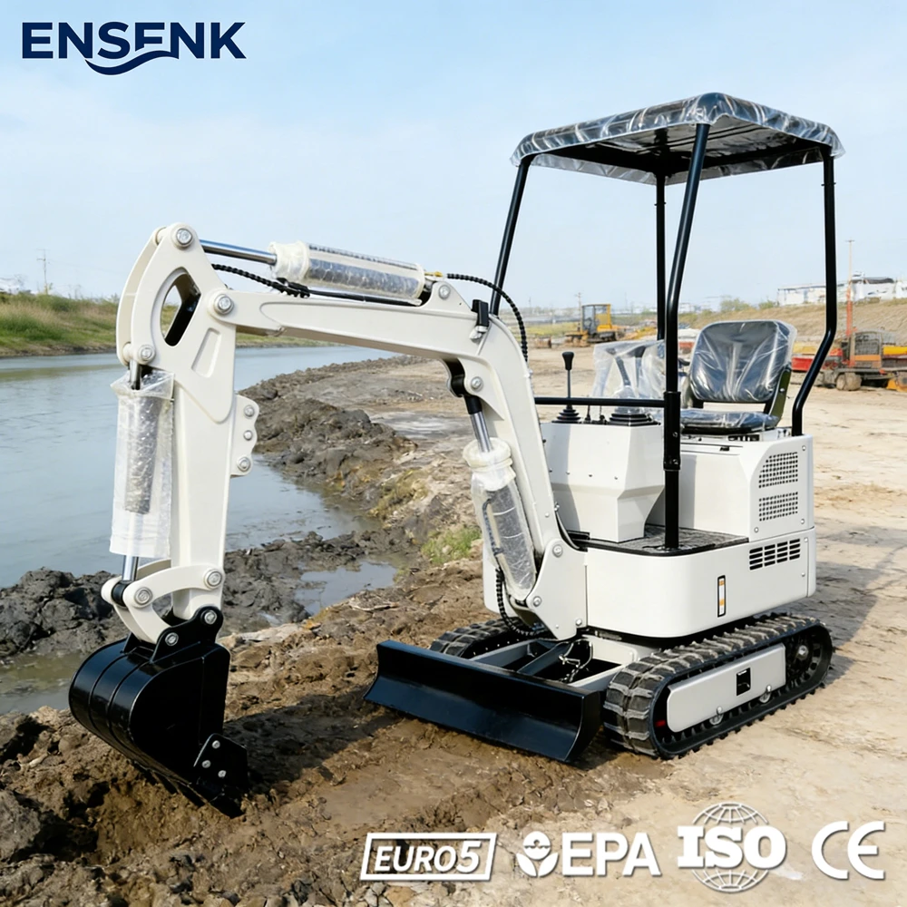 

Kubota Mini Excavator 1.0Ton Multifunctional With CE Certification For Construction Equipment Escavatore Digger With Trencher