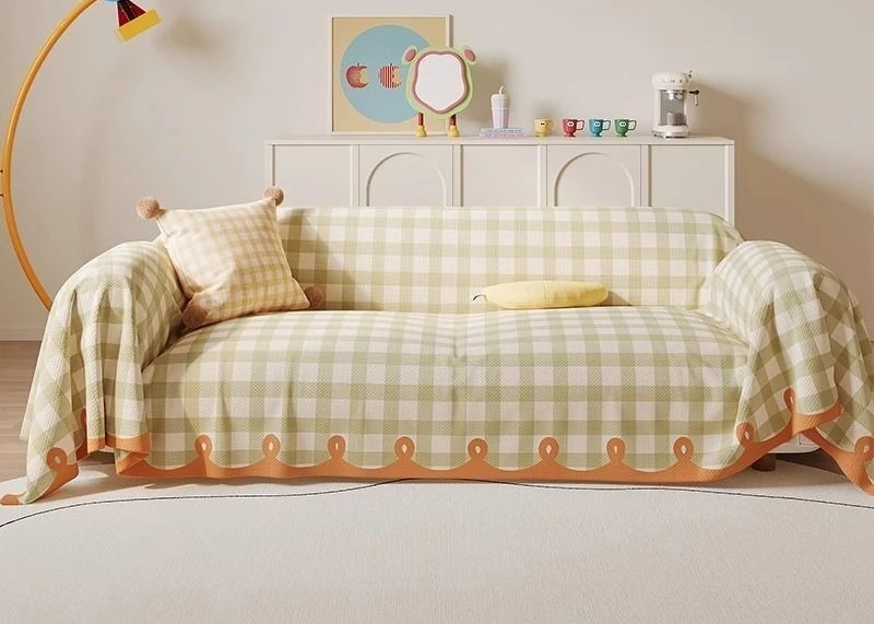 One Piece Sofa Cover Full Cover Dust Proof Slipcover Non Slip Full Sofa Pad Four Seasons Universal Cat Scratch Resistant