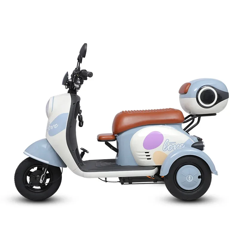 Factory wholesale new national standard electric tricycle elderly scooter mother car pick-up and drop-off child car