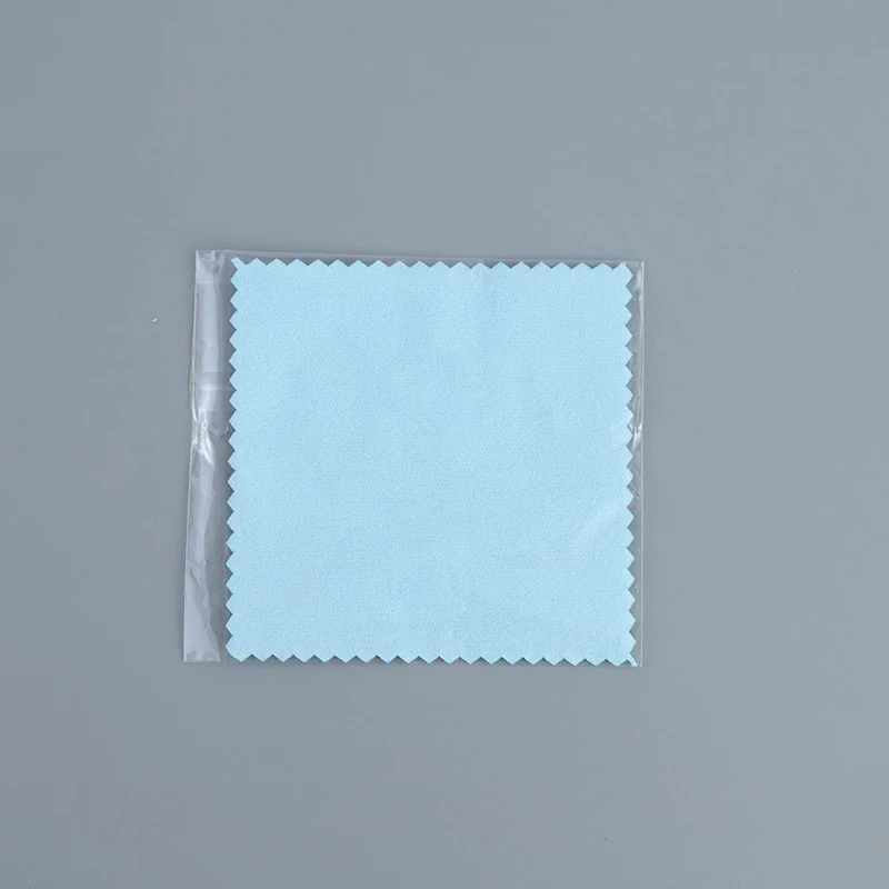 50 Stück Silberpoliertuch, Silberfarbene Reinigungstücher mit Einzelverpackung, weich und sauber für Schmuckwerkzeuge – Detail 12