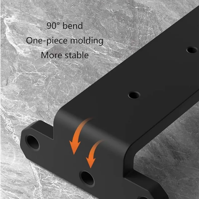 Picture 7: Floating Shelf Hidden Wall Mounted L Brackets for Shelves 200KG Load Capacity with Screws 2-Pack Metal Wall Shelf Brackets