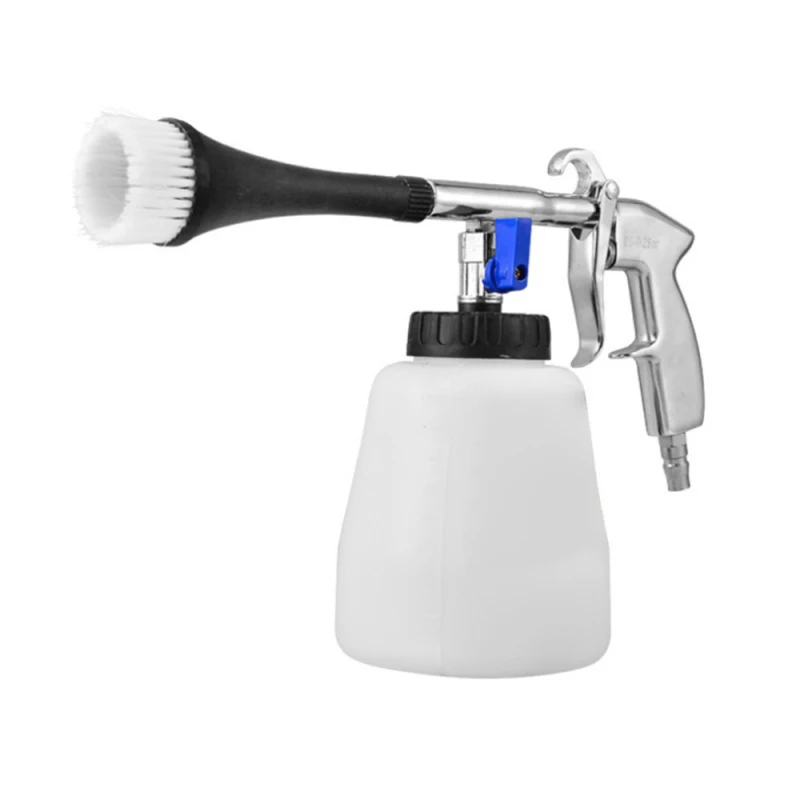 

Пневматический пенораспылитель с бутылкой из 1 л пены, автомойка, интерьер, для автомобильных сидений, набор для очистки ковров, торнадо