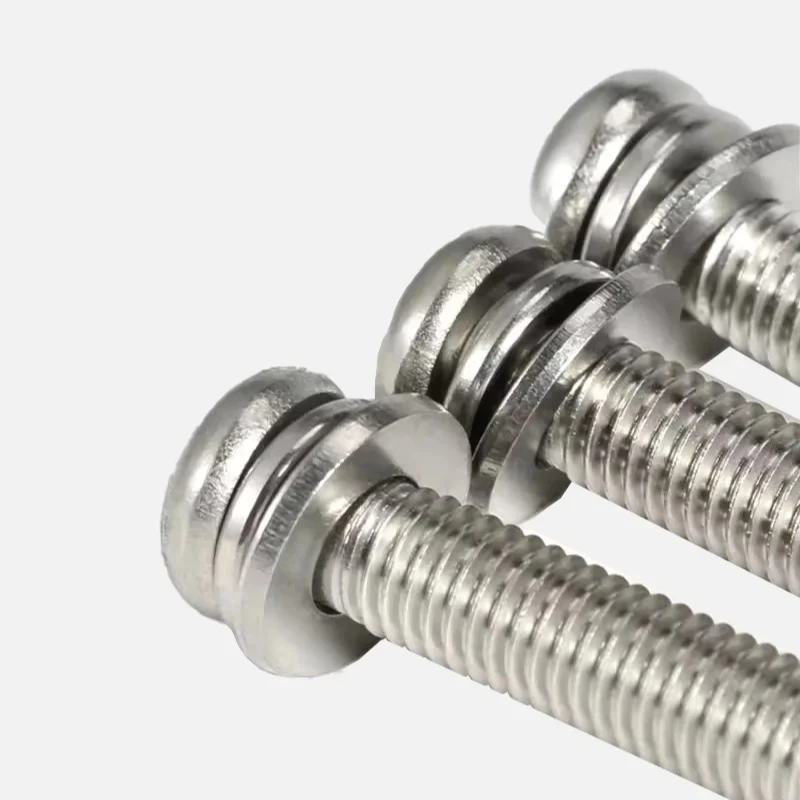 10-50 قطعة فيليبس جولة رئيس الربيع مع وسادة مزيج مسامير M3 M4 M5 M6 316 الفولاذ المقاوم للصدأ طول 6/8/10/12/16/20/25/30 مللي متر