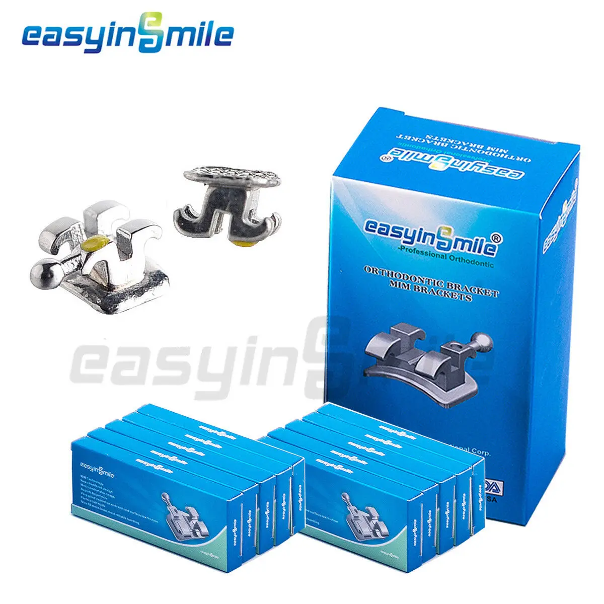 15Packs EASYINSMILE Dental Material for Metal Orhto Bracket Mini Braces Roth / MBT 345 022 High Quality