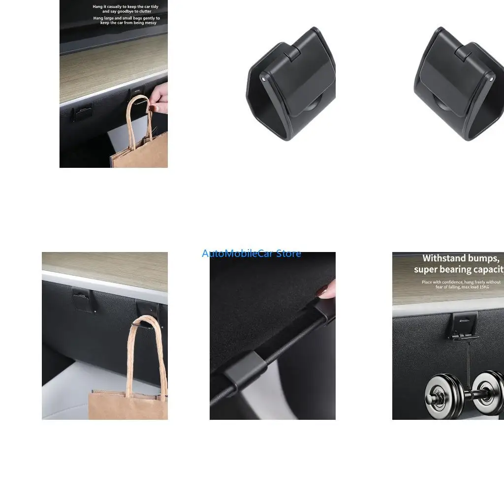 G8TE Practical Glove Box Hook Passenger Side Hanger Hook For Road Trip And Family Travel Organization